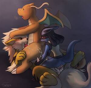 Lucario Threesome Porn - A Beautiful Threesome - Lucario x Dragonite x Arcanine [Haychel] :  r/GayPokePorn