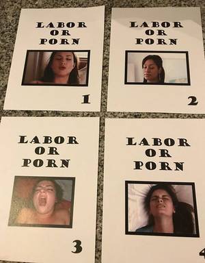 Labor Porn - Labor or Porn Group Game with Answer Key by WingedPigProductions on Etsy