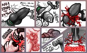 extreme penis pumping cartoon porn - Extreme Penis Insertions Femdom Cartoon | BDSM Fetish