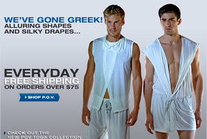 Ancient Greek Toga Porn - Note the well-worn double entendre on Greek. In fact, the smoldering young  men are so taken with their sexy clothes and what they're leading to that  they've ...