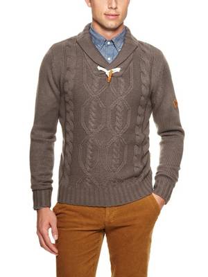 Brown Sweater Porn - Cable Knit Sweater by Bellfield on Gilt.com