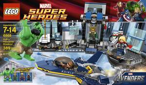 Lego Hulk Porn - Amazon.com: LEGO Hulk Helicarrier Breakout 6868 : Toys & Games