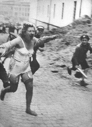 Nazi And Jewish Women Porn - Ashkenazi woman chased by boys with clubs occupied Poland July 1941  [438Ã—600] : r/HistoryPorn