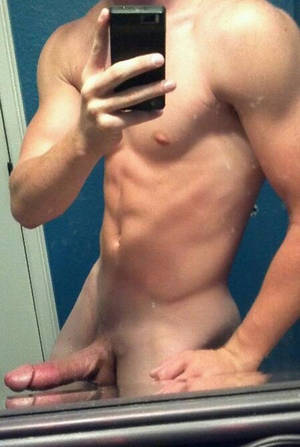 big hard cock selfie - Naked Guy Selfie 4