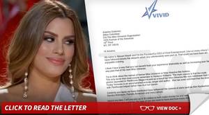 Miss America Porn Actress - $1 Million Mega Porn Offer to Ariadna Gutierrez by Vivid Entertainment