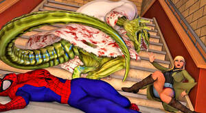 cartoon monster fuck kill - After killing Spider Man the green monster rapes a seducing girl at  3dEvilMonsters