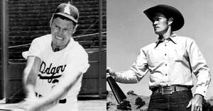 Chuck Connors Porn - Chuck Connors found ''show business'' in his professional baseball career  before starring on The Rifleman