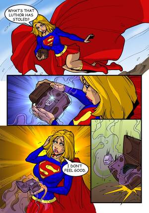 cartoon super girl nude - SuperGirl's Super Boobs - Porn Cartoon Comics