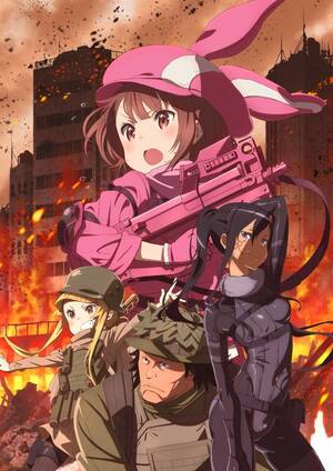 Kirito Sao2 Porn - Sword Art Online Alternative: Gun Gale Online TV anime new key visual, airs  April 2018. : r/anime