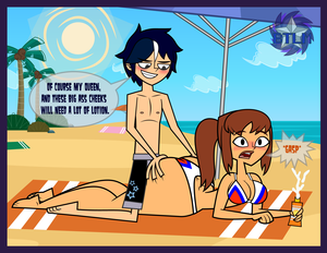 Deviantart Total Drama Porn - Total Drama: Sunbathing and Hot Cheeks (Part 2) by Astral-BTLM on DeviantArt