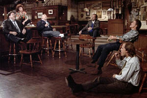 Cheers Tv Show Porn - They drank fake beer in 'Cheers'. But in one of the final scenes of the  finale, as the gang sat around talking about life and how important they  were to one another,