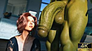 Hulk Dick Porn - Black Widow Impressed By She-Hulk Cock [Salamandraninja][4K]