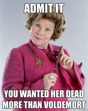 Dolores Umbridge Harry Potter Porn - Evil in pink: Dolores Umbridge. Harry Potter ...