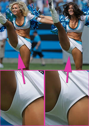 nfl cheerleader upskirt nip slip - cheerleader oops