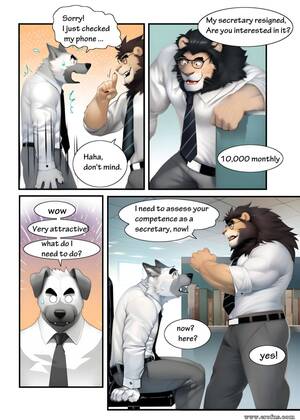 furry secretary having sex - Page 2 | gay-comics/kuma-hachi/boss | Erofus - Sex and Porn Comics