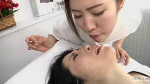 asian lesbian petting - Japanese Lesbian Spitting Massage Clinic Subtitles : XXXBunker.com Porn Tube