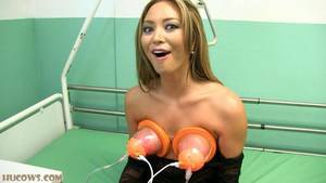 natalia forrest - HuCows.com: Natalia Forrest explains - the electronic breast training  machine [FullHD]