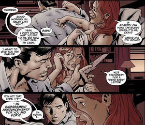 Dick Grayson And Barbara Gordon Porn - Dick Grayson slept with Barbara Gordon the night before his wedding to  starfire