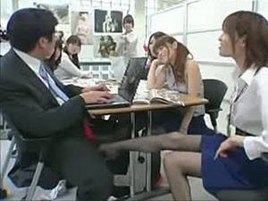 Japanese Office Punishment - Japanese Office Tease