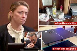 Amber Heard Pussy - Amber Heard testifies Johnny Depp shoved liquor bottle inside her