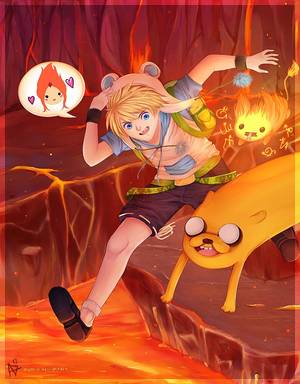 Gmo Adventure Time Porn - A travÃ©s del fuego por mariyei en DeviantArt