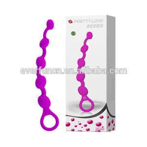 butt plug anal beads - Pretty Love Silicone Anal Beads Stimulator Unisex Butt Plug Anal Sex Toys  for Women Adult Products