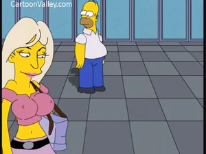 cartoon valley simpsons - Homer's quickie at the mall â€“ Simpsons Hentai