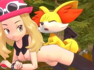 Female Pokemon Fennekin Porn - Serena Gives Fennekin A Reward - XAnimu.com