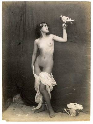 1890 Century Porn - Vincenzo Galdi, Nude with Pigeons, Taomine, ca. 1890