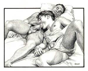 cock suck art - Gay Cock Sucking Art | Gay Fetish XXX