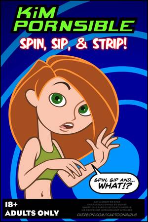 Kim Possible Porn Parody - Kim Possible Spin, Sip & Strip! - KingComiX.com