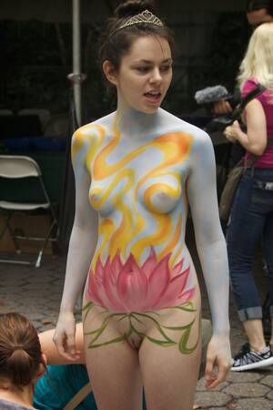 body painted teens - Body Paint babe Foto Porno - EPORNER