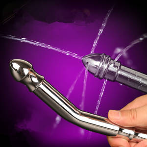 anal screw dildo - Online Shop Stainless steel water enema butt plug anal clean wash toys dildo  porn sex products penis gay anal plug adult sex toys for men | Aliexpress  ...