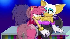 Amy Rose Anime - Rouge The Bat Watches Amy Rose Get Plowed - FAPCAT