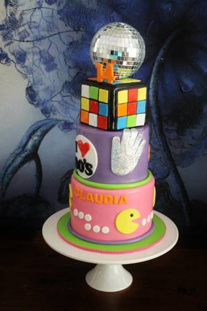 adult swinger party cakes - 80's Cake by Sandy's Cakes. I want this for my 30th next year! Adult  Birthday ...