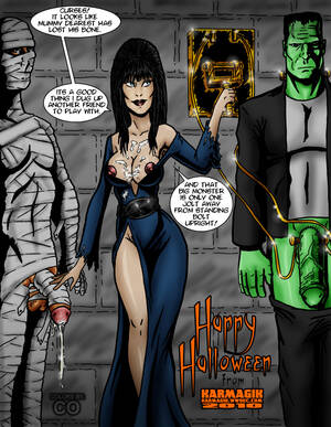 elvira cartoon porn animation - Elvira's Halloween by karmagik - Hentai Foundry