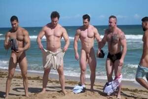 hung beach - Hung Interracial bare On The Beach at Brutal Gays Tube