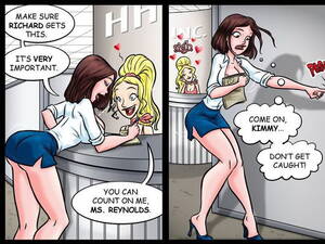 ay papi cock - Ay Papi 13. Hot cartoon lesbians stroking Pedro's cock until he cum on  their faces