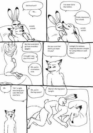 Judy Hopps Porn Comic - e621 anthro bernielover canine clothing comic disney duo english_text  female fox hi_res judy_hopps lagomorph male male