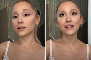 Ariana Grande Xxx Captions - Fans Praise Ariana Grande's Honesty In Vogue's Beauty Secrets