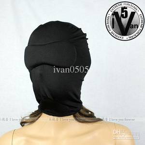 Bondage Mask Porn - Free Shipping Black Sponge Head Harness Cotton Bondage Goggles Panel Gags  Mask Restraint Gimp SM Bondage Porn Ventilation elastic