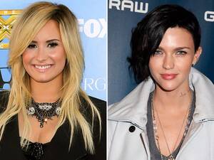 Disney Lesbian Porn Demi Lovato - Demi Lovato had lesbian fling with Australian DJ Ruby Rose - Irish Mirror  Online