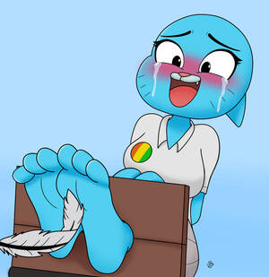 Gumball Feet Porn - 303118 - suggestive, artist:zetad59, nicole watterson (tawog), cat, feline,  mammal, anthro, plantigrade anthro, cartoon network, the amazing world of  gumball, barefoot, feathers, feet, fetish, foot fetish, foot focus, soles,  tickling, toes - Furbooru