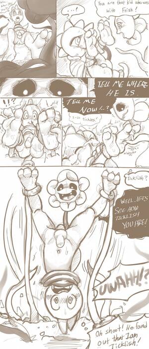 Flowey Undertale - Flowey and the Monster Kid - Page 1 - HentaiEra