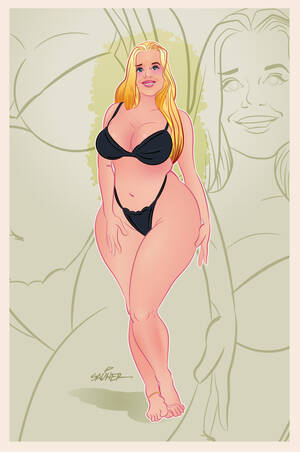 hot nude blonde cartoon - Curvy Cartoon Girl :: Behance