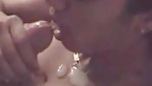 Blowjob Cum In Mouth College - Indian chick jerks a whole load of cum in her mouth