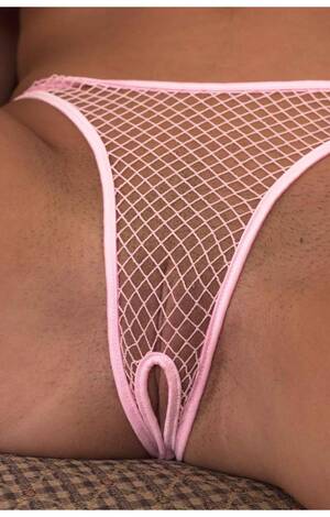 Fishnet Panty Porn - Love Too Soon Lost - Crotchless Fishnet Thong Panty - P32