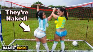 latina soccer porn - BANGBROS - Sexy Latina Pornstars with Big Asses Play Soccer and get Fucked  - Pornhub.com