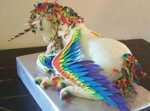 Blackjack Pegasus - Amazing Pegasus Cake cakepins.com