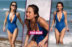 Giada De Laurentiis Upskirt Porn - Giada De Laurentiis' Boobs Pop Out Of Her Swimsuit In Miami Beach Photos